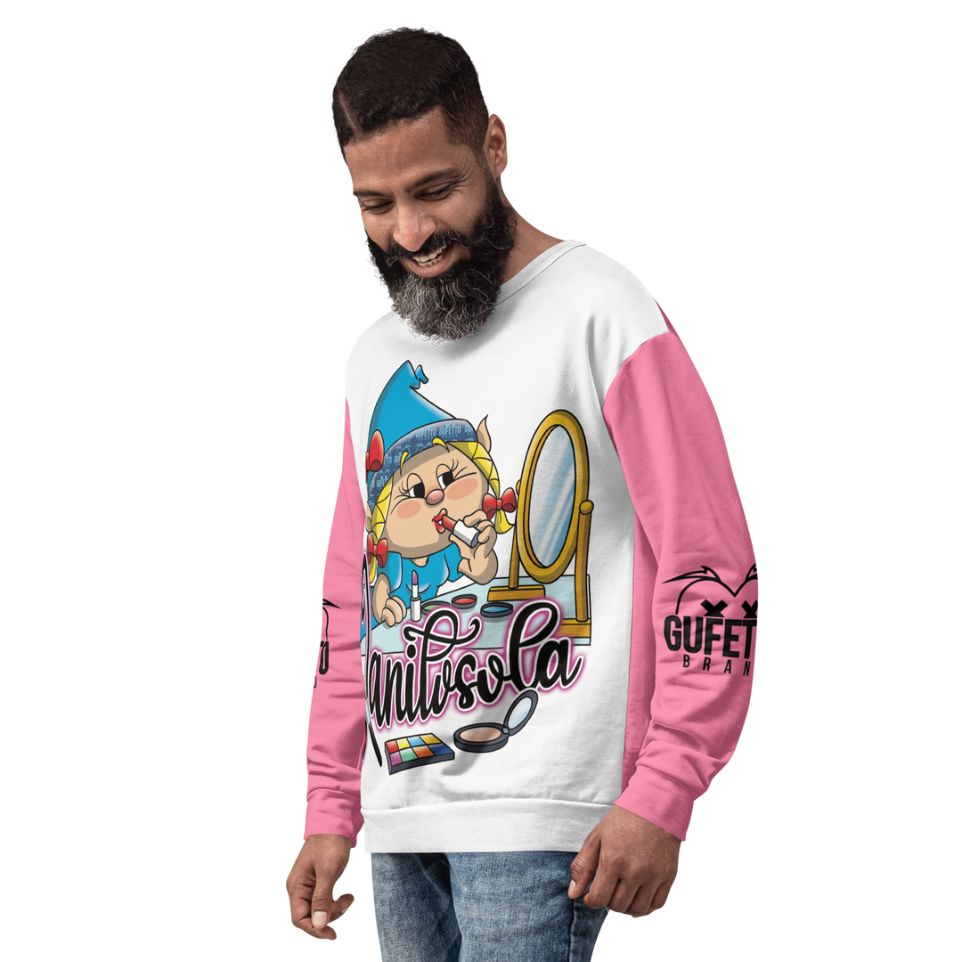 Felpa unisex Uomo/Donna VANITOSOLA - Gufetto Brand 