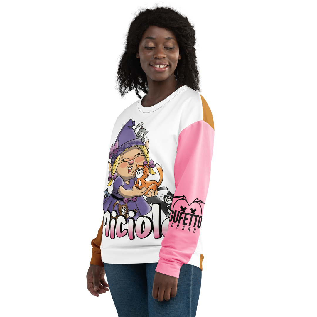 Felpa unisex Uomo/Donna MICIOLA - Gufetto Brand 