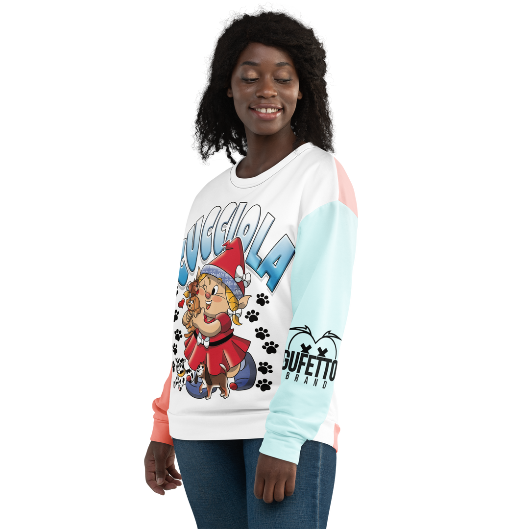 Felpa unisex Uomo/Donna CUCCIOLA - Gufetto Brand 