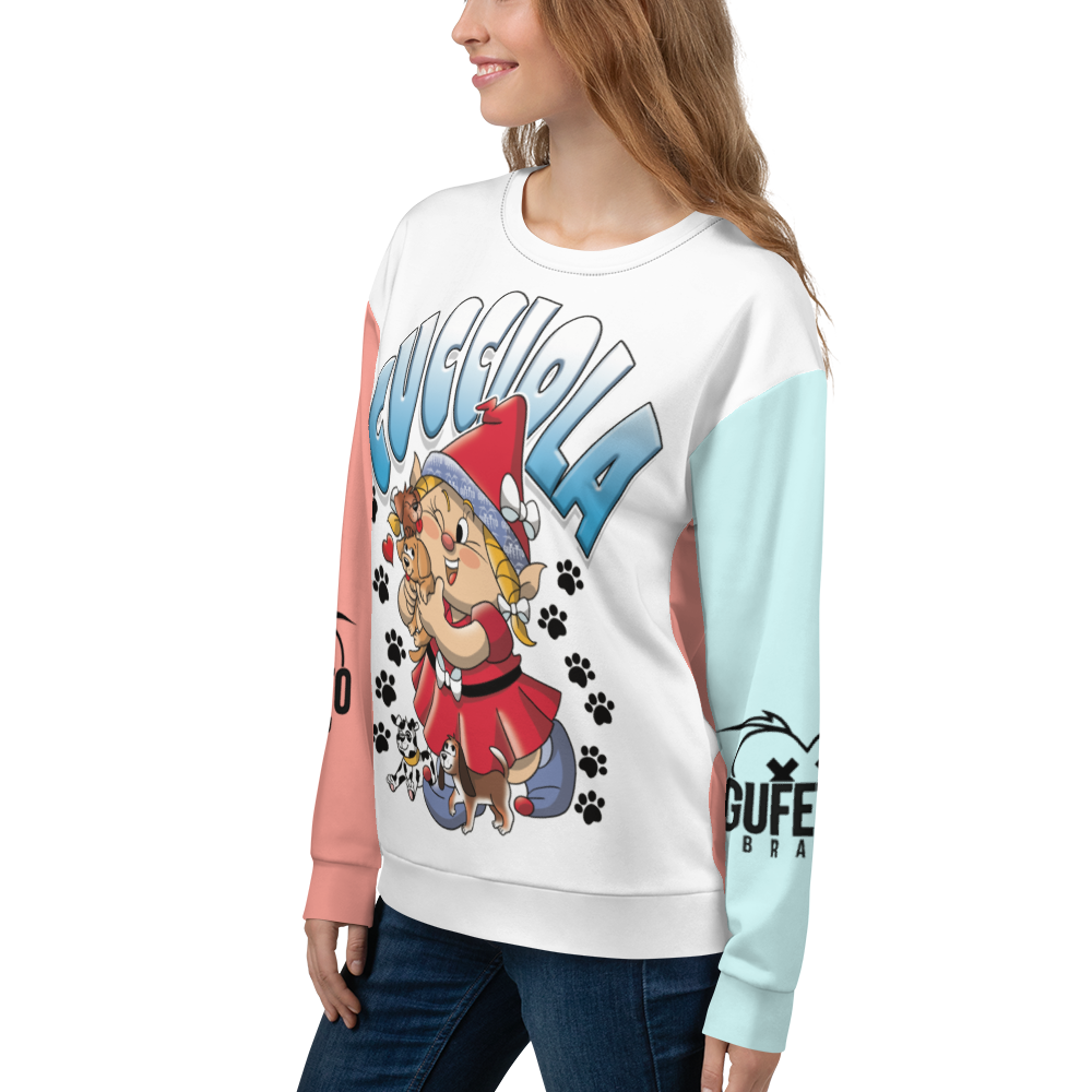 Felpa unisex Uomo/Donna CUCCIOLA - Gufetto Brand 