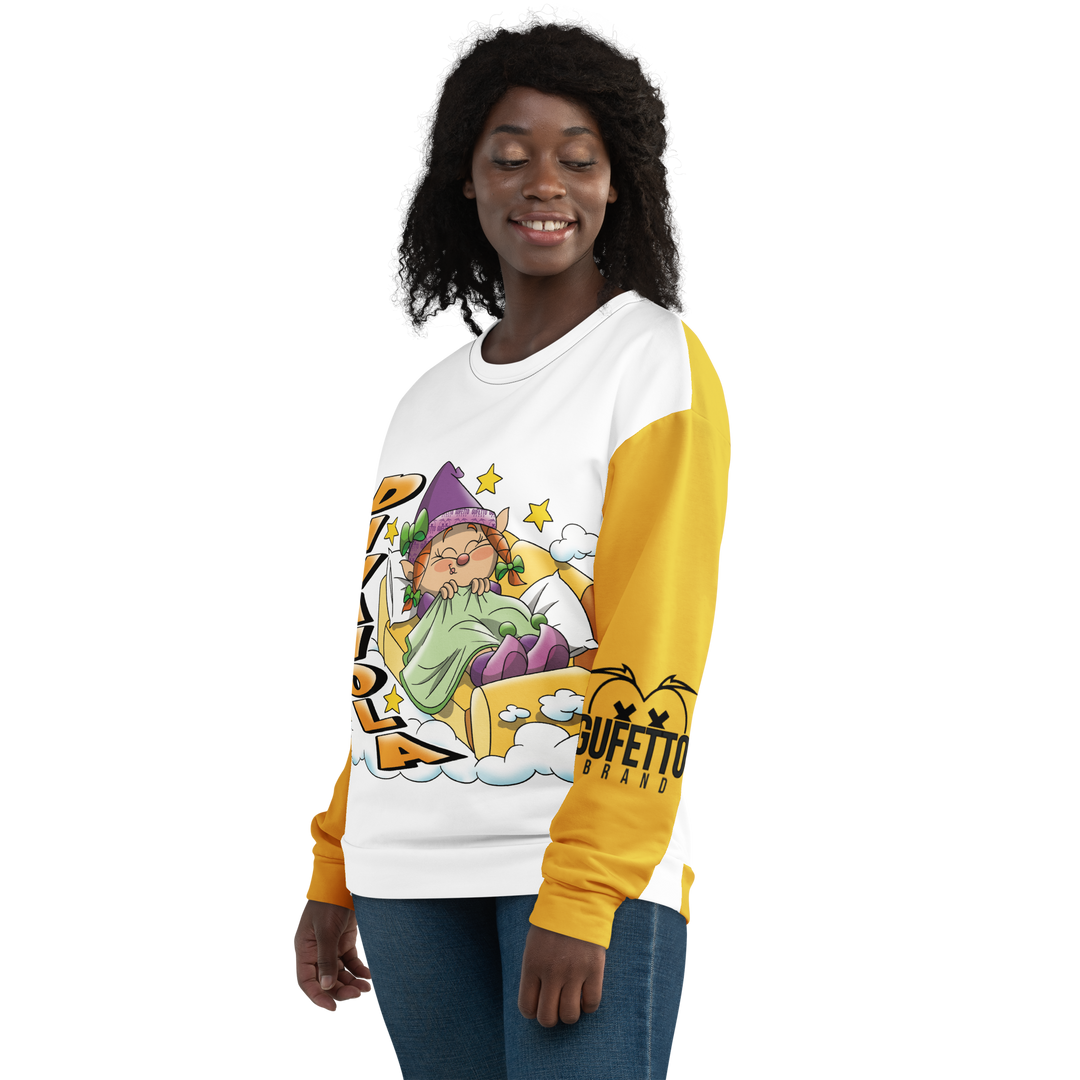 Felpa unisex Uomo/Donna DIVANOLA - Gufetto Brand 