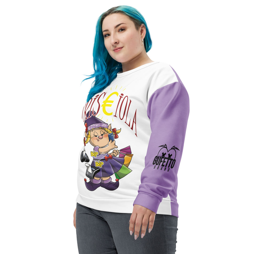 Felpa unisex Uomo/Donna STRISCIOLA - Gufetto Brand 