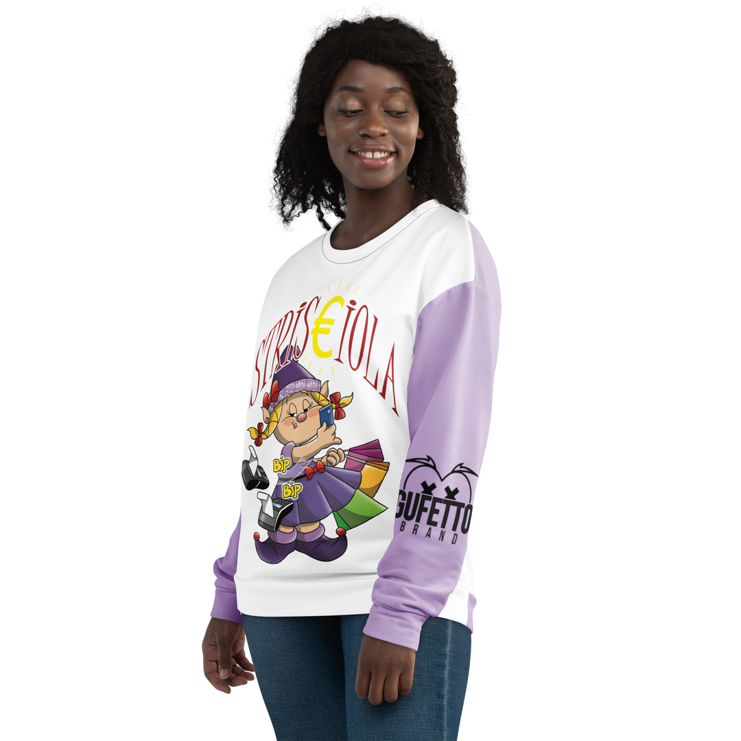 Felpa unisex Uomo/Donna STRISCIOLA - Gufetto Brand 