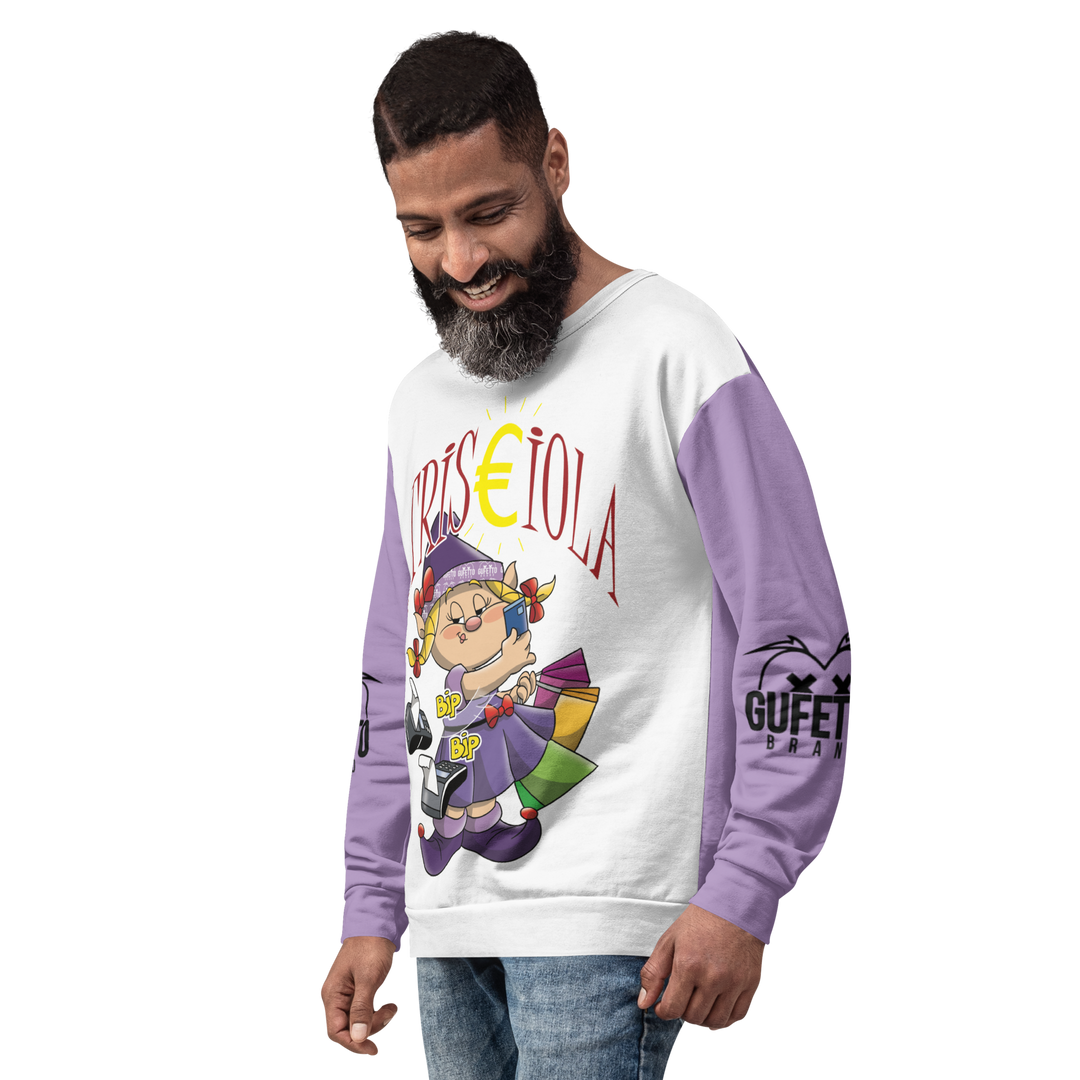 Felpa unisex Uomo/Donna STRISCIOLA - Gufetto Brand 