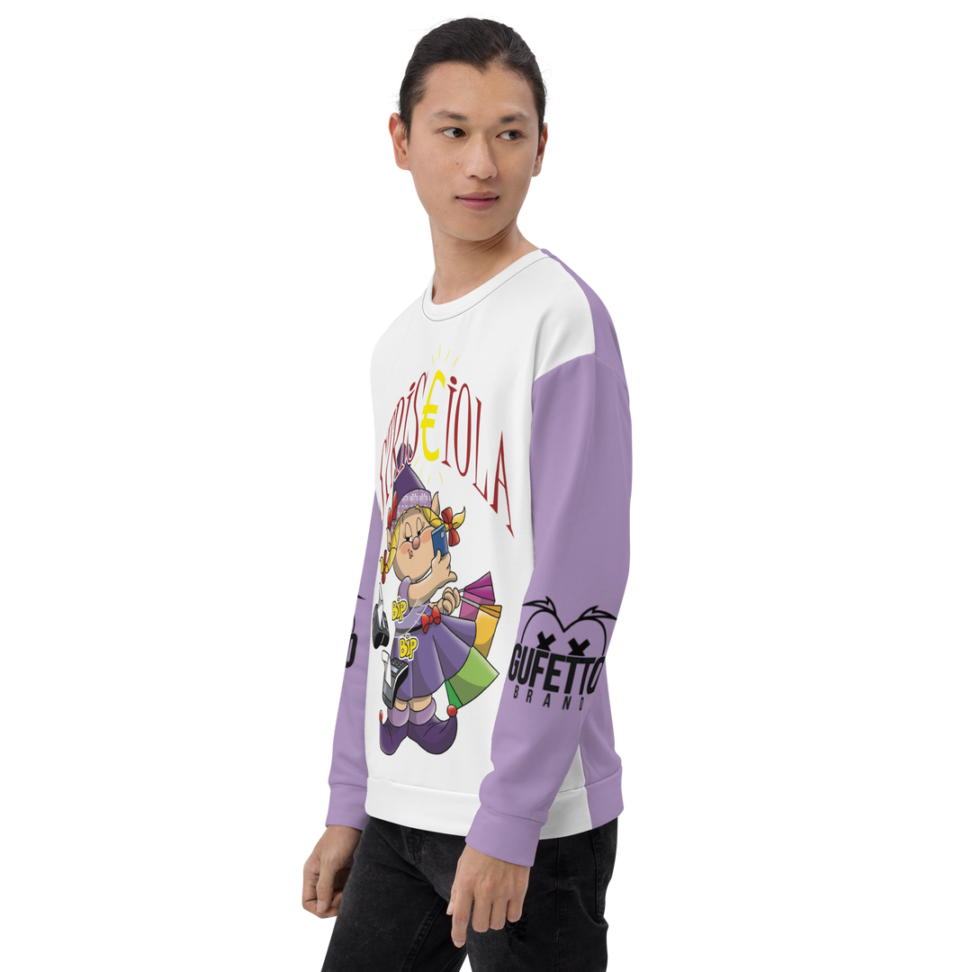 Felpa unisex Uomo/Donna STRISCIOLA - Gufetto Brand 