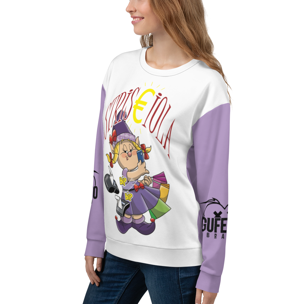 Felpa unisex Uomo/Donna STRISCIOLA - Gufetto Brand 