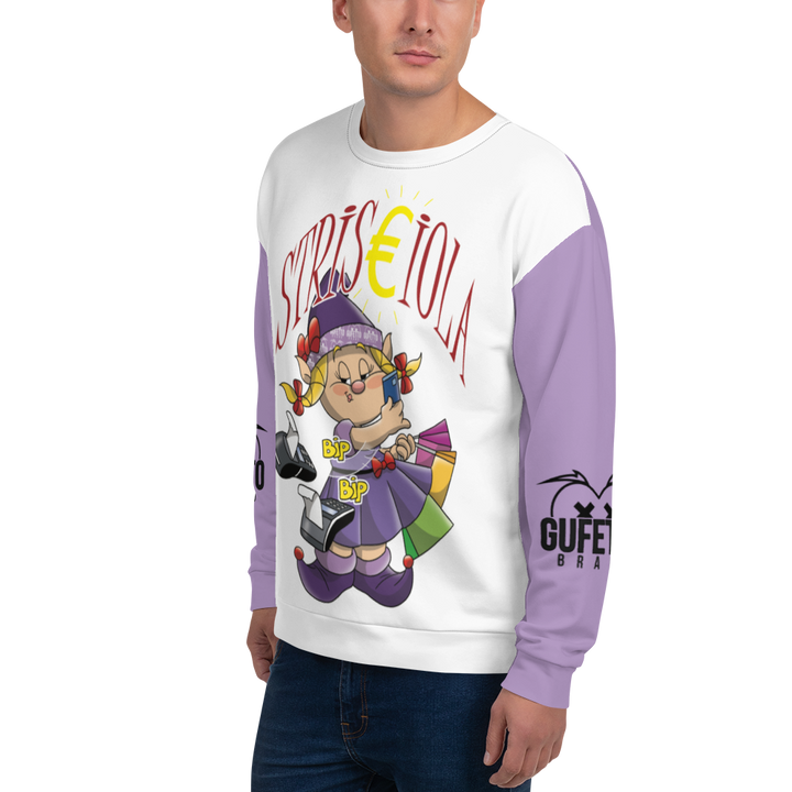 Felpa unisex Uomo/Donna STRISCIOLA - Gufetto Brand 