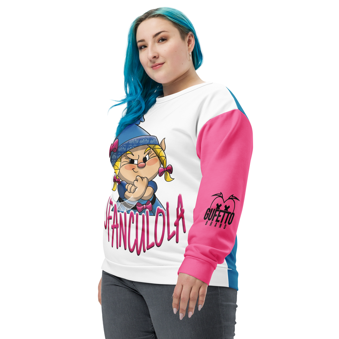 Felpa unisex Uomo/Donna SFANCULOLA - Gufetto Brand 