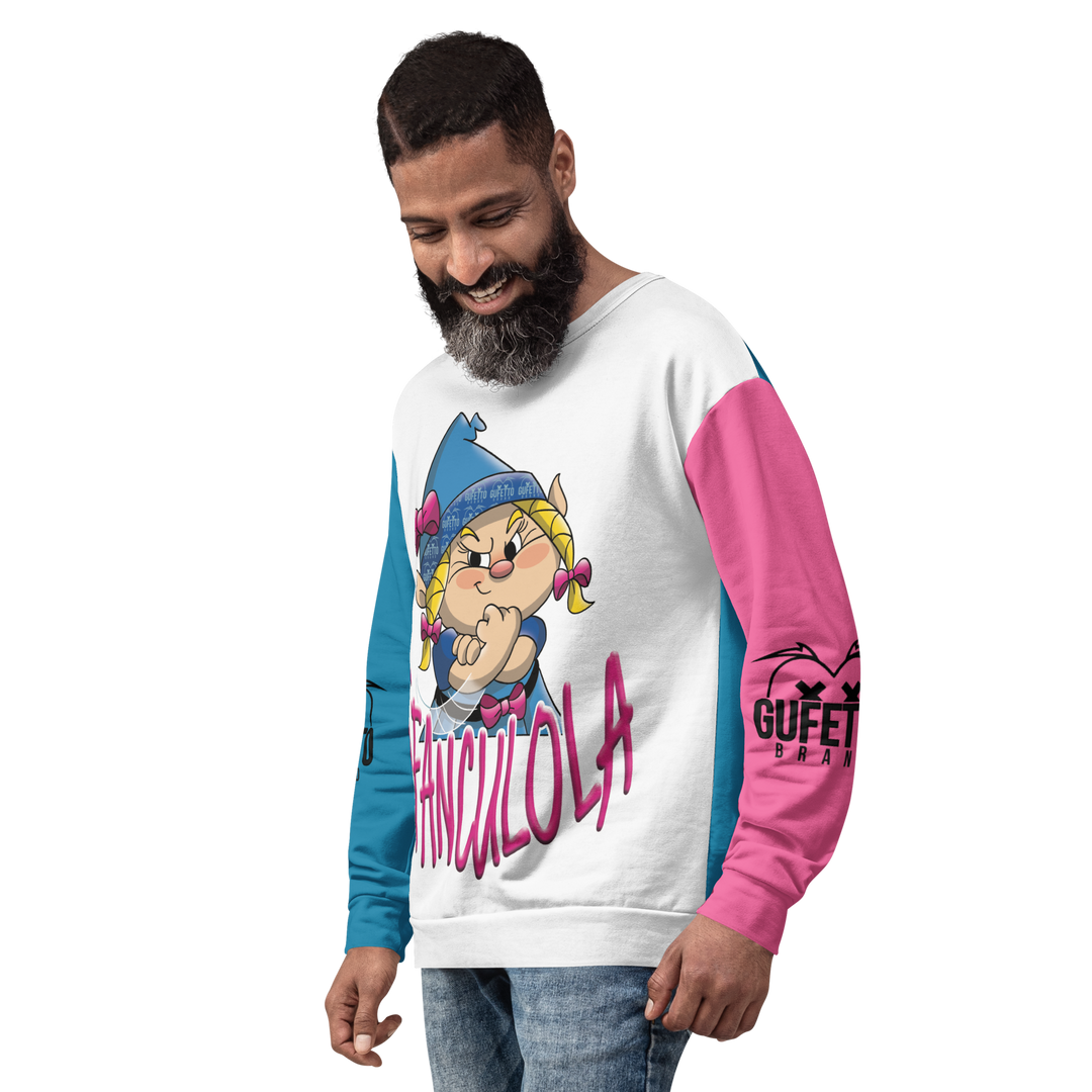 Felpa unisex Uomo/Donna SFANCULOLA - Gufetto Brand 
