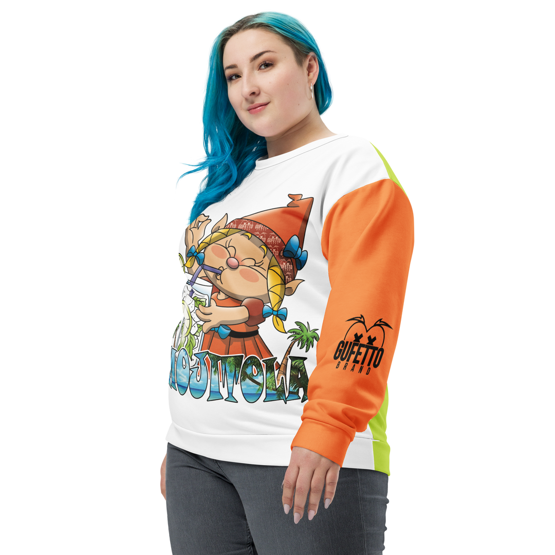Felpa unisex Uomo/Donna MOJITOLA - Gufetto Brand 