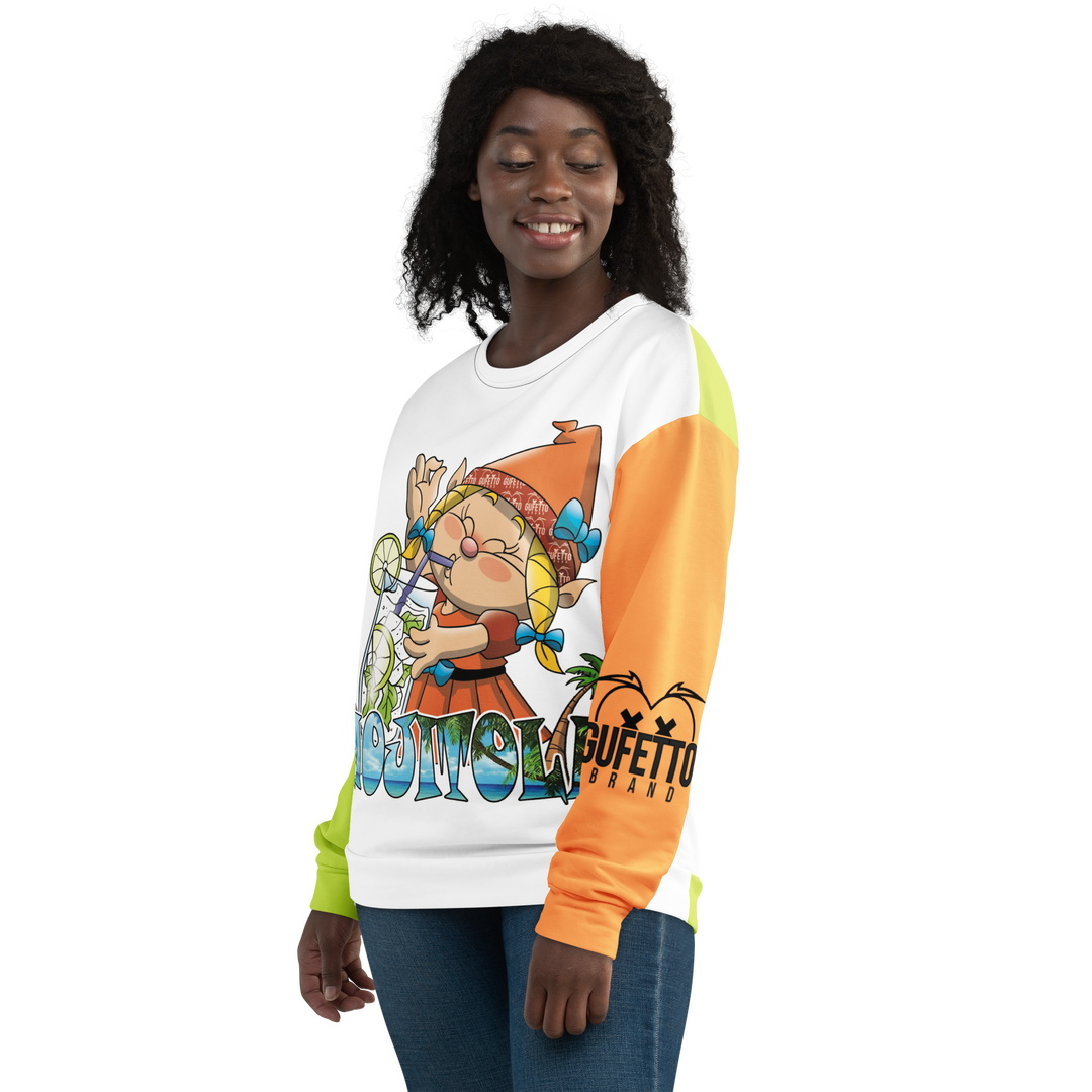 Felpa unisex Uomo/Donna MOJITOLA - Gufetto Brand 