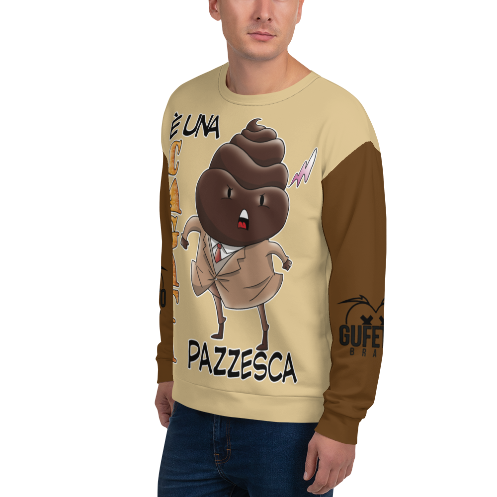 Felpa unisex Uomo/Donna CAGATA - Gufetto Brand 
