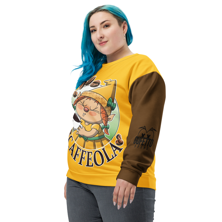 Felpa unisex Uomo/Donna CAFFEOLA - Gufetto Brand 