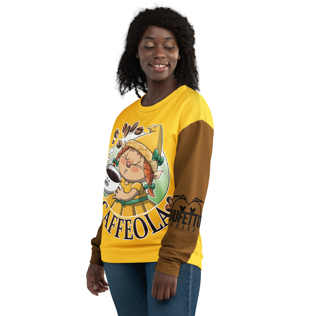 Felpa unisex Uomo/Donna CAFFEOLA - Gufetto Brand 