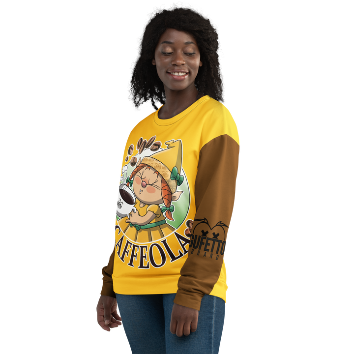 Felpa unisex Uomo/Donna CAFFEOLA - Gufetto Brand 