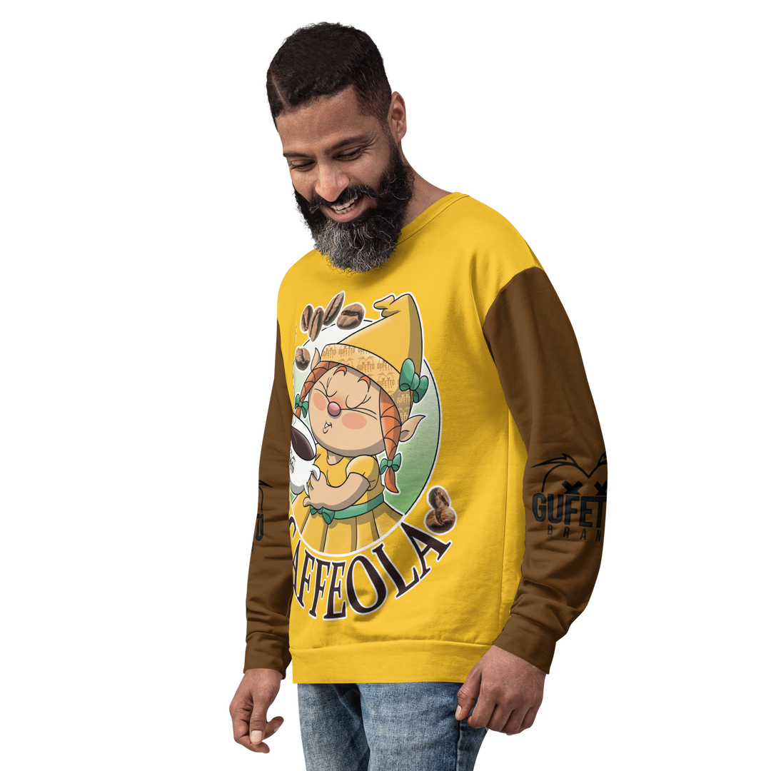 Felpa unisex Uomo/Donna CAFFEOLA - Gufetto Brand 