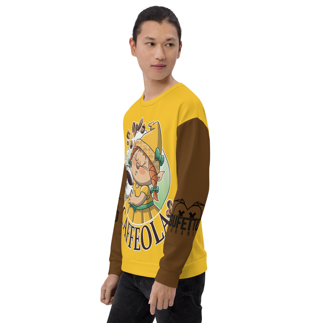 Felpa unisex Uomo/Donna CAFFEOLA - Gufetto Brand 