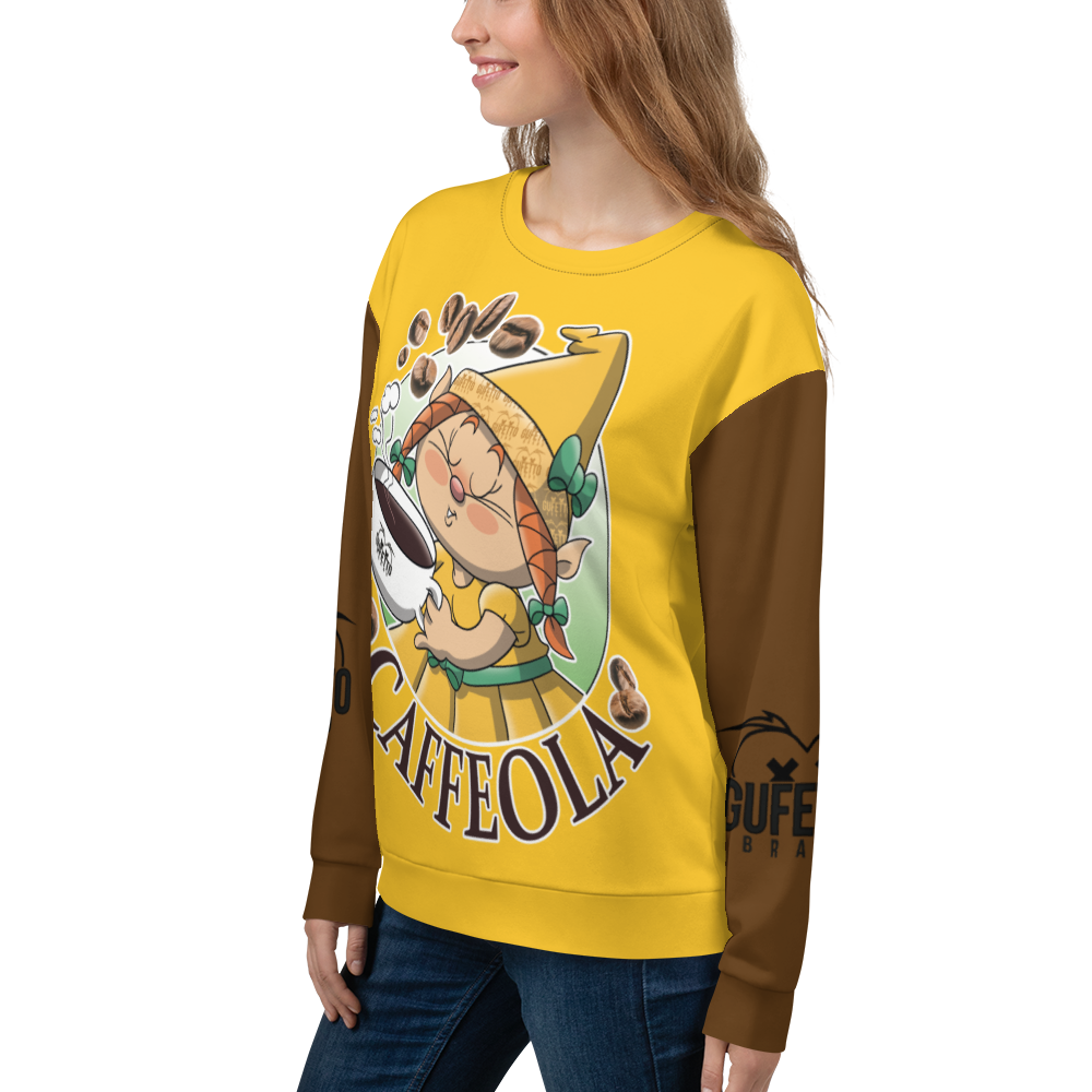 Felpa unisex Uomo/Donna CAFFEOLA - Gufetto Brand 