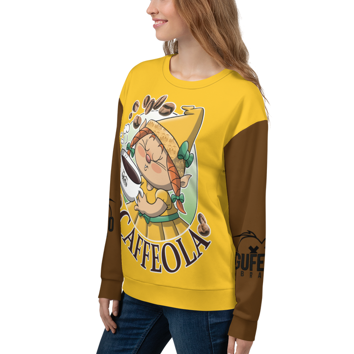 Felpa unisex Uomo/Donna CAFFEOLA - Gufetto Brand 