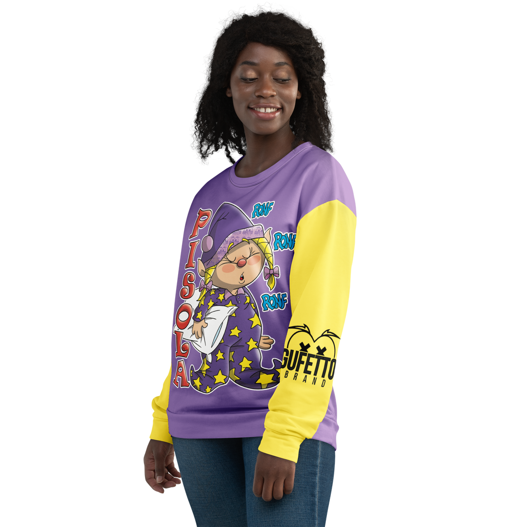 Felpa unisex Uomo/Donna PISOLA - Gufetto Brand 