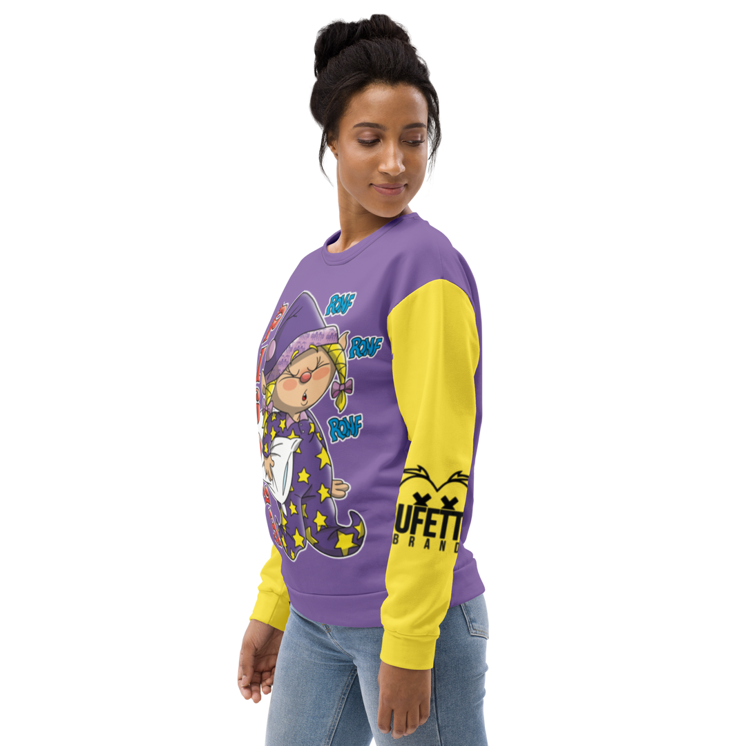 Felpa unisex Uomo/Donna PISOLA - Gufetto Brand 