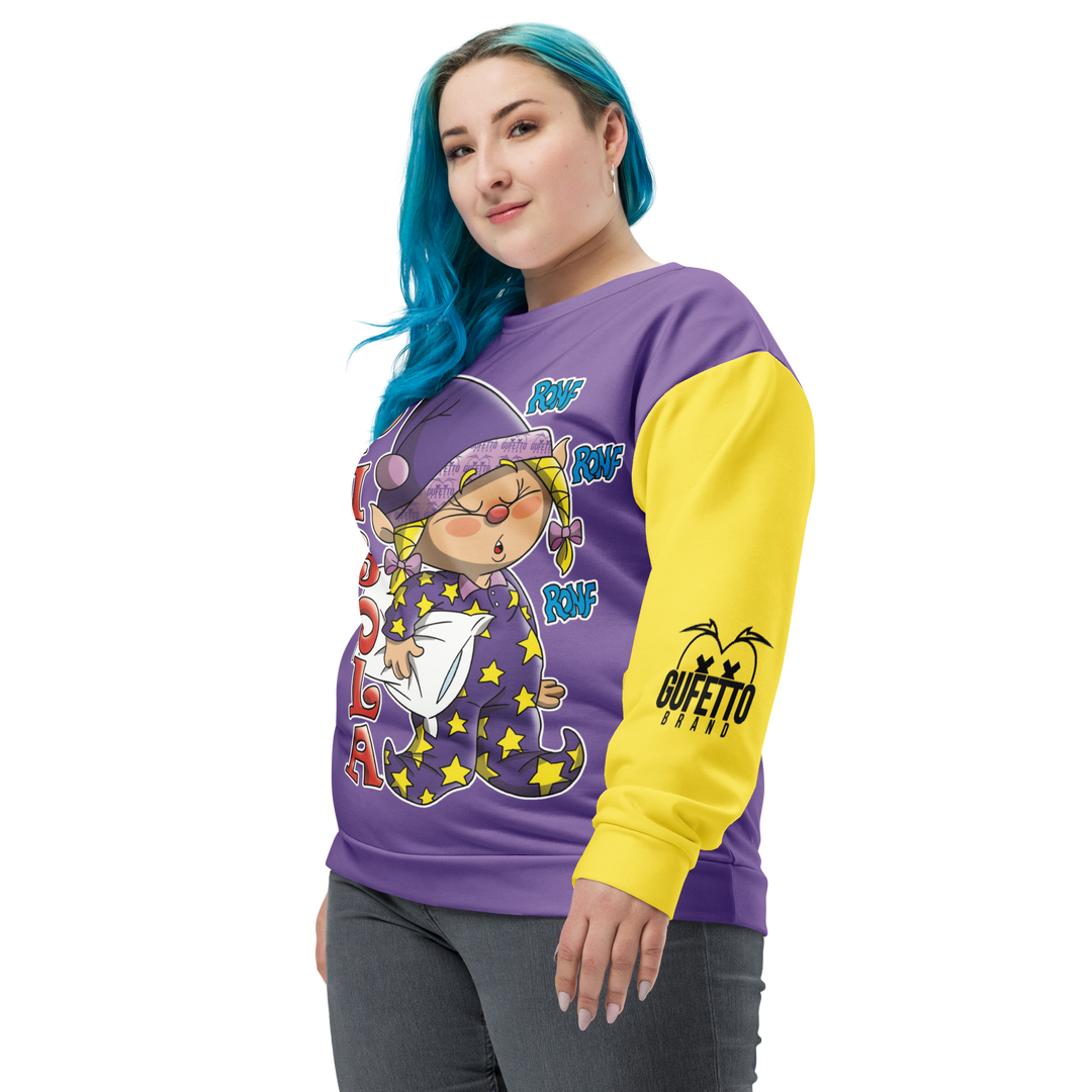 Felpa unisex Uomo/Donna PISOLA - Gufetto Brand 