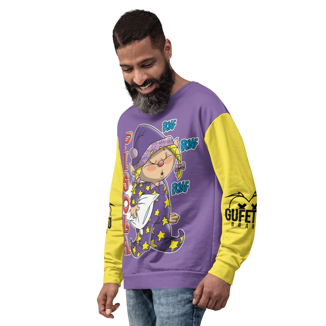 Felpa unisex Uomo/Donna PISOLA - Gufetto Brand 