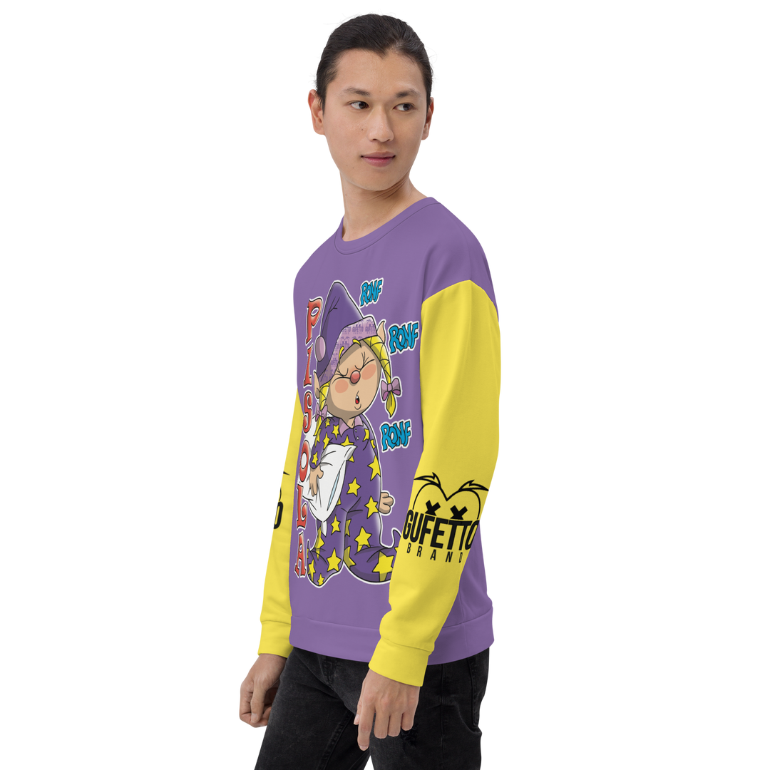 Felpa unisex Uomo/Donna PISOLA - Gufetto Brand 