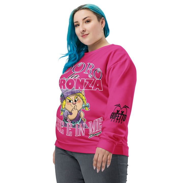 Felpa unisex Uomo/Donna STRONZOLA ADORO - Gufetto Brand 