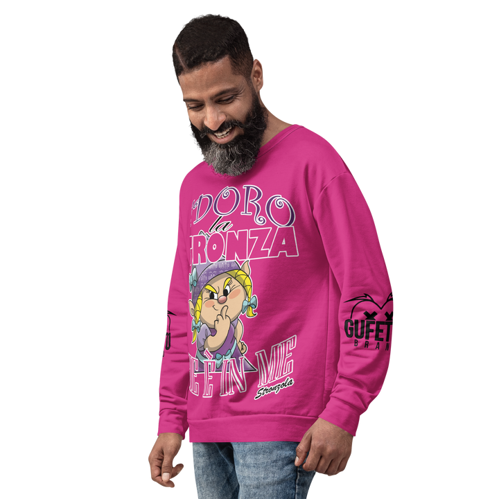 Felpa unisex Uomo/Donna STRONZOLA ADORO - Gufetto Brand 