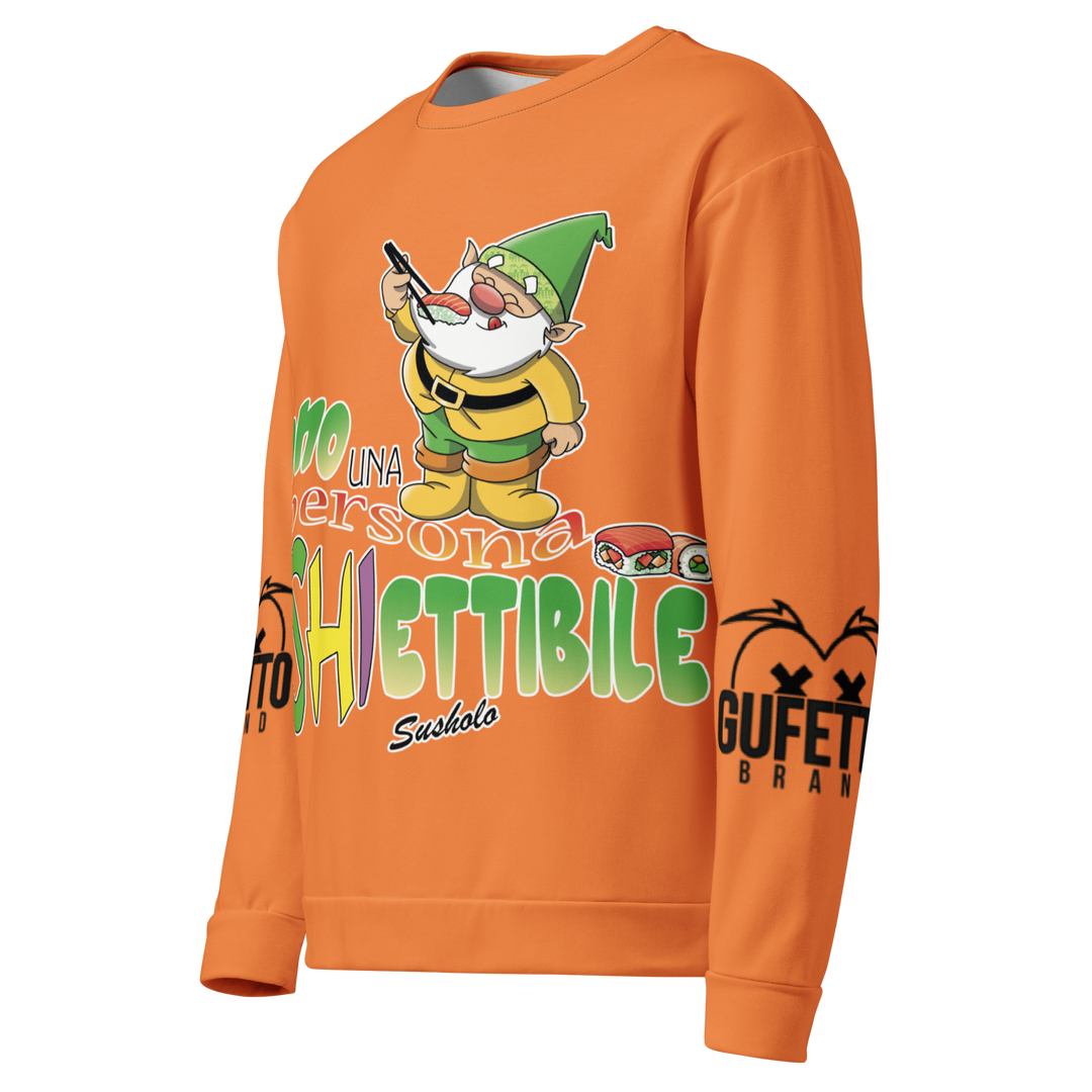 Felpa unisex Uomo/Donna SUSHIETTIBILE - Gufetto Brand 