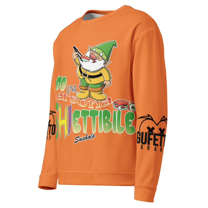 Felpa unisex Uomo/Donna SUSHIETTIBILE - Gufetto Brand 