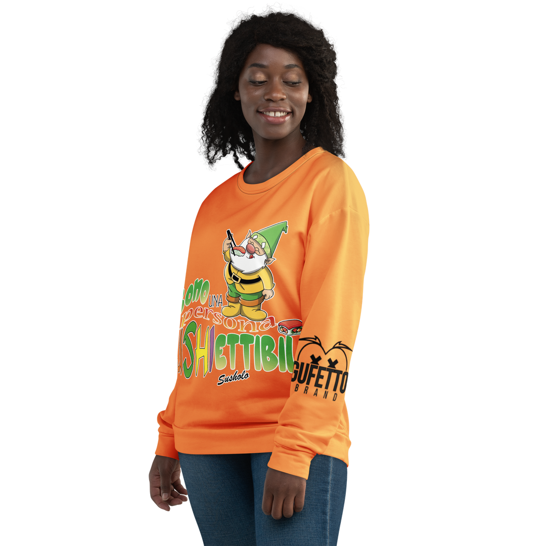 Felpa unisex Uomo/Donna SUSHIETTIBILE - Gufetto Brand 