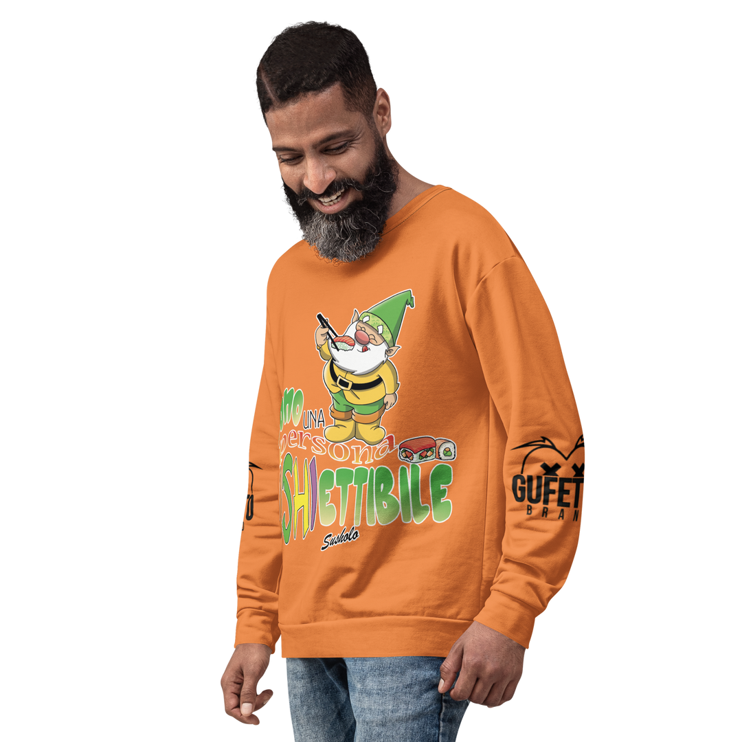 Felpa unisex Uomo/Donna SUSHIETTIBILE - Gufetto Brand 