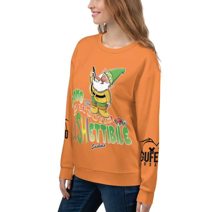 Felpa unisex Uomo/Donna SUSHIETTIBILE - Gufetto Brand 