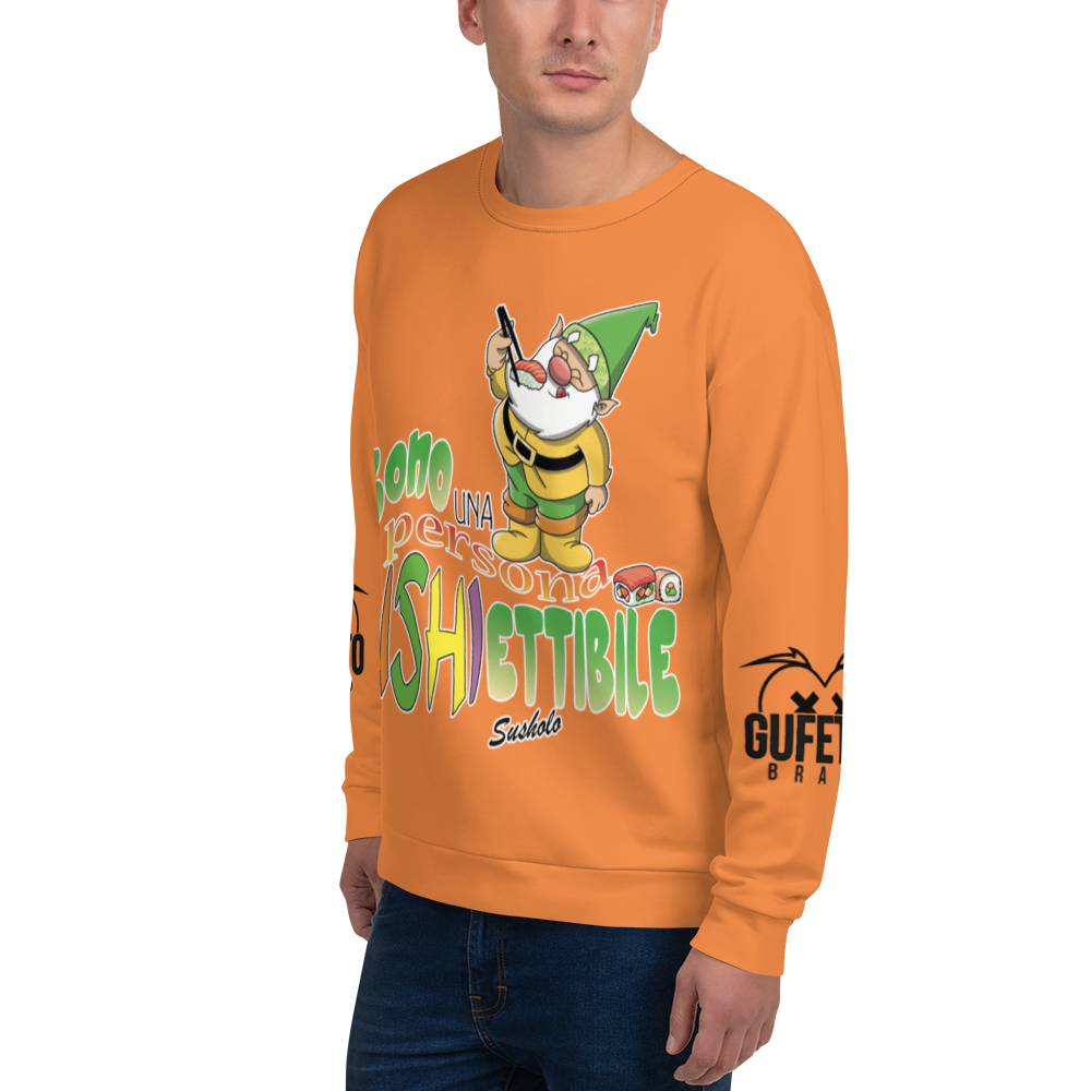 Felpa unisex Uomo/Donna SUSHIETTIBILE - Gufetto Brand 