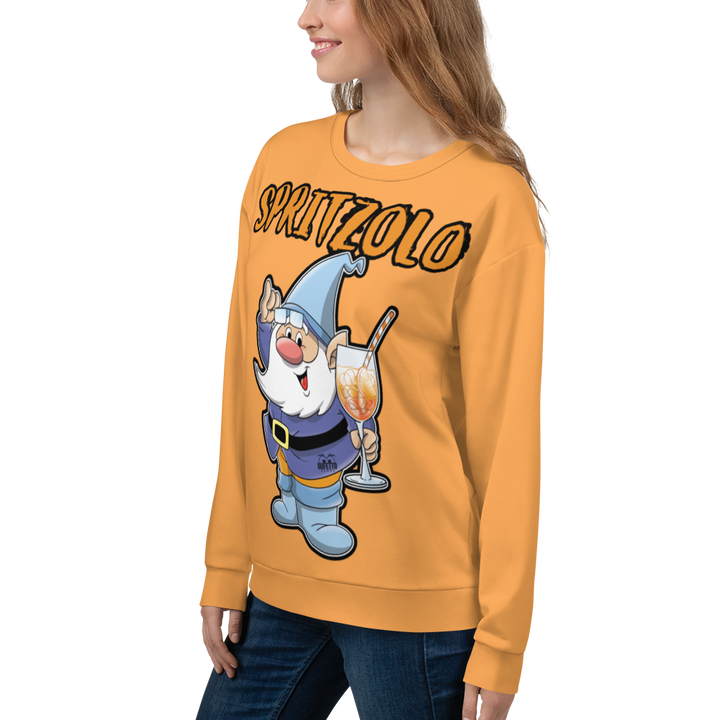Felpa unisex Uomo/Donna Spritzolo Orange Edition - Gufetto Brand 