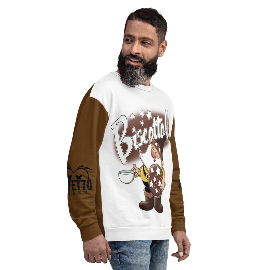 Felpa unisex Uomo/Donna BISCOTTOLO - Gufetto Brand 