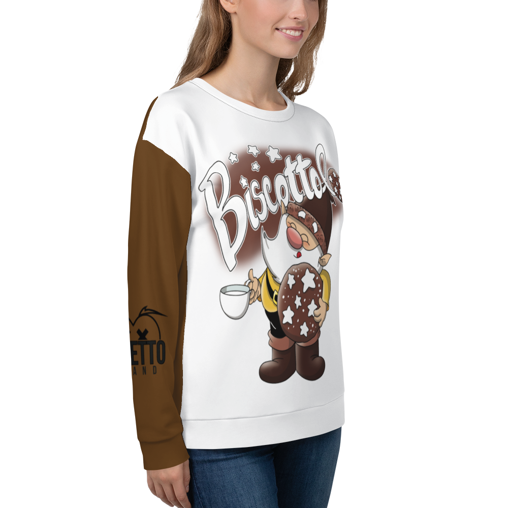 Felpa unisex Uomo/Donna BISCOTTOLO - Gufetto Brand 