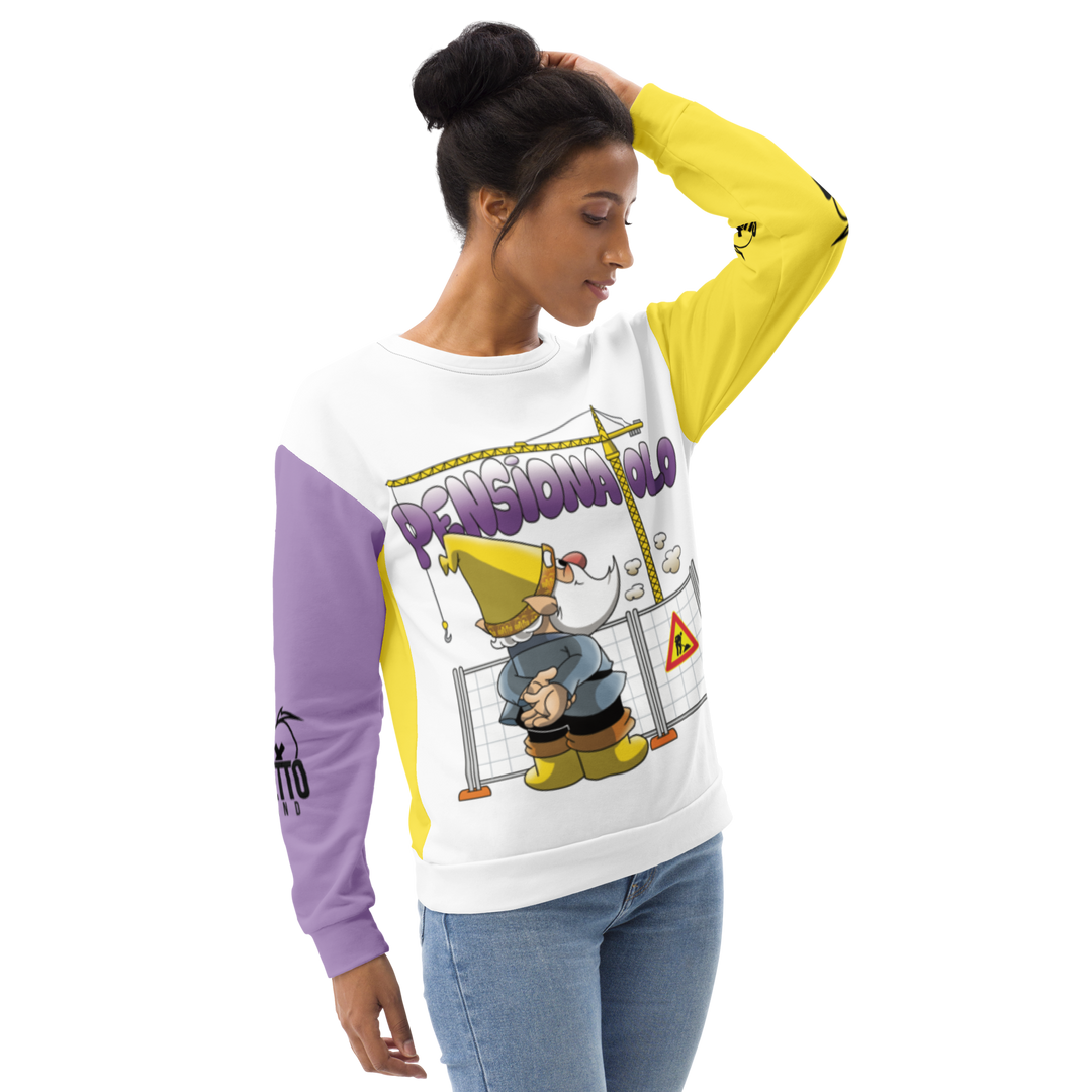 Felpa unisex Uomo/Donna PENSIONATOLO - Gufetto Brand 