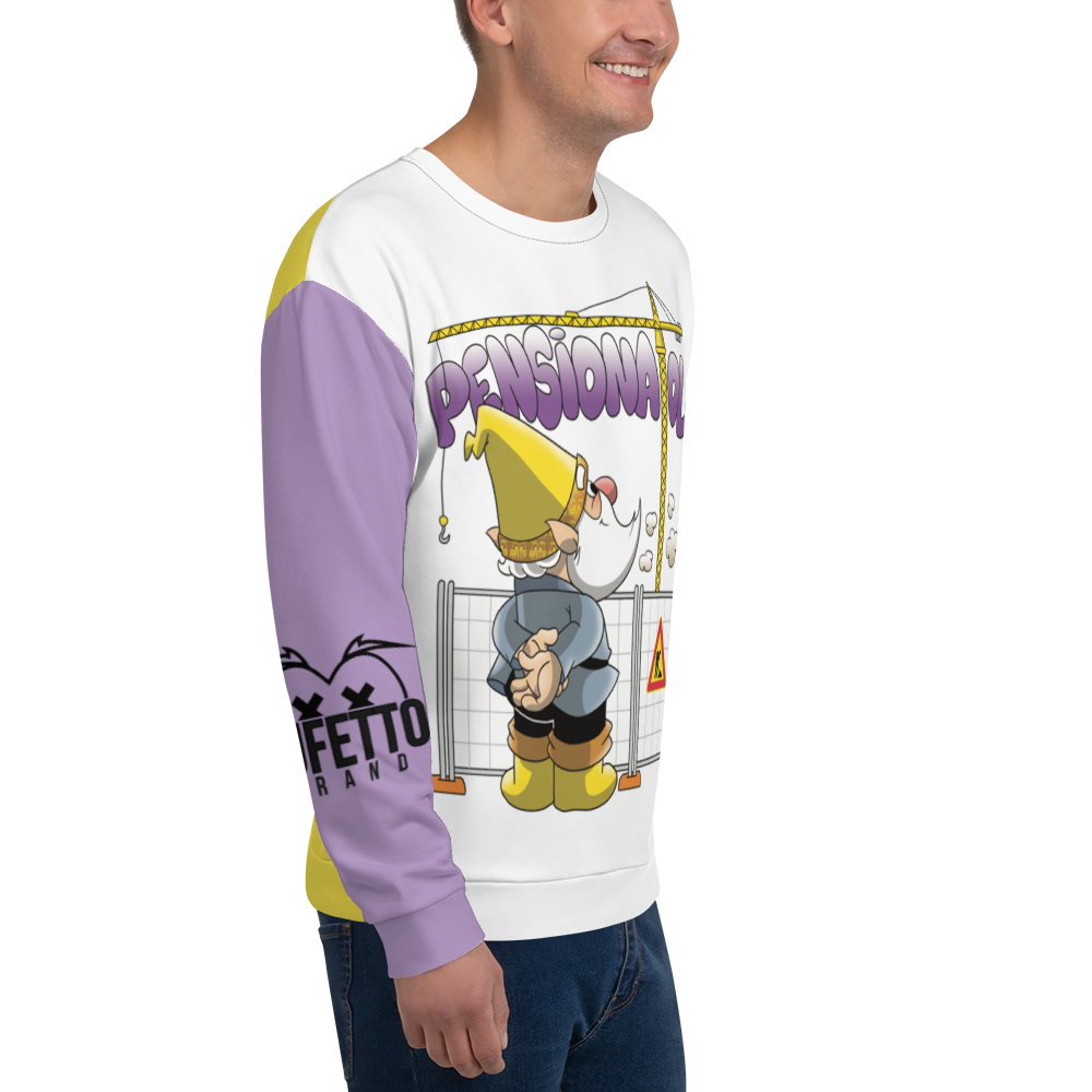 Felpa unisex Uomo/Donna PENSIONATOLO - Gufetto Brand 