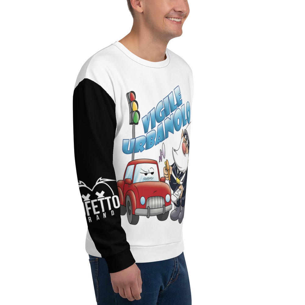 Felpa unisex Uomo/Donna VIGILE URBANOLO - Gufetto Brand 