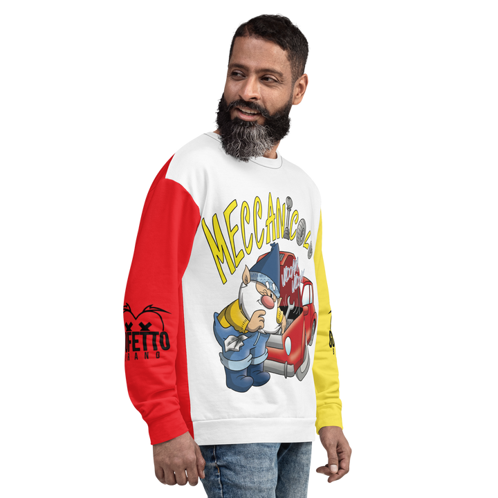 Felpa unisex Uomo/Donna MECCANICOLO - Gufetto Brand 