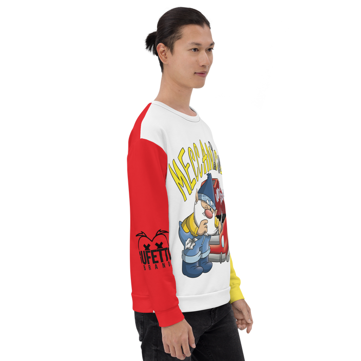 Felpa unisex Uomo/Donna MECCANICOLO - Gufetto Brand 