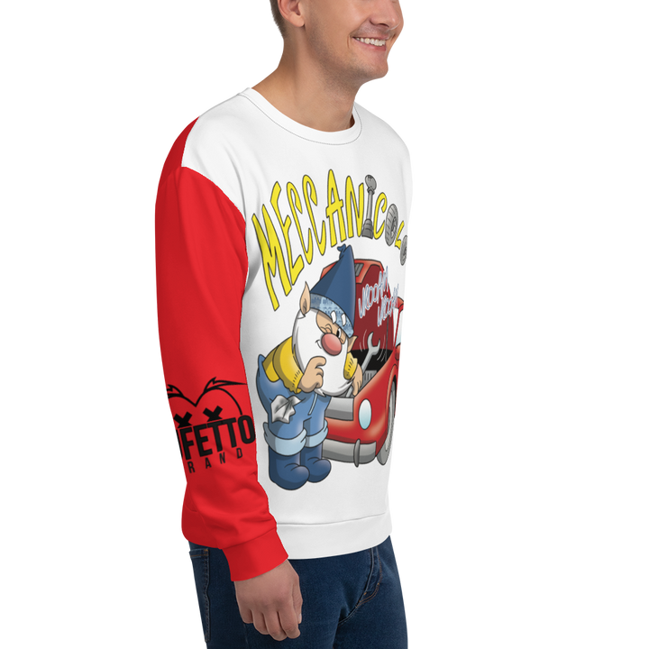 Felpa unisex Uomo/Donna MECCANICOLO - Gufetto Brand 