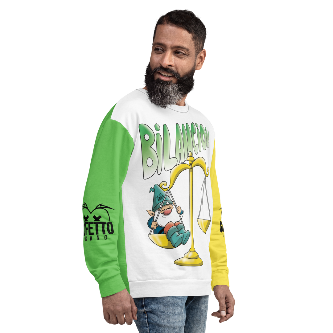 Felpa unisex Uomo/Donna BILANCIOLO - Gufetto Brand 