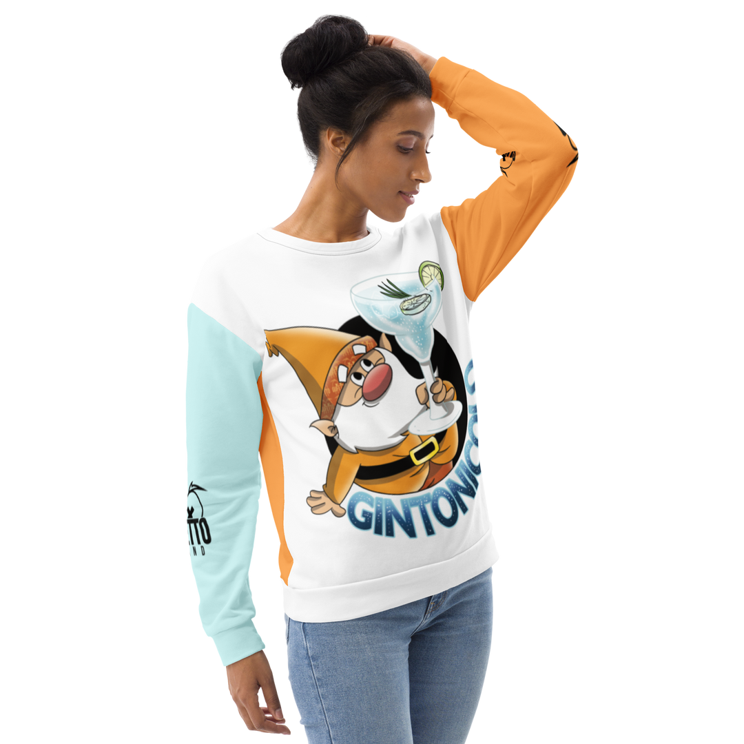 Felpa unisex Uomo/Donna GINTONICOLO - Gufetto Brand 