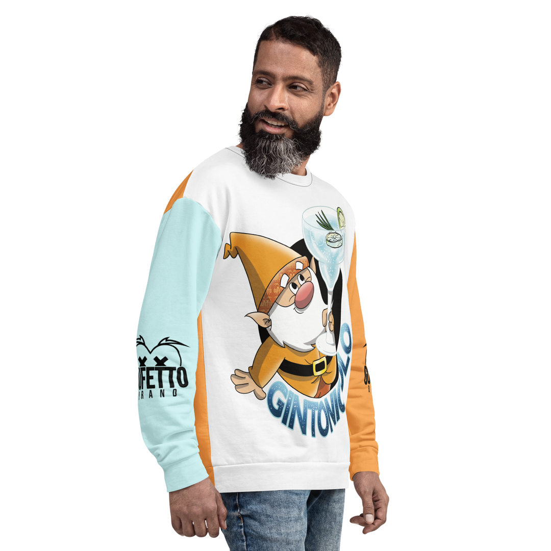 Felpa unisex Uomo/Donna GINTONICOLO - Gufetto Brand 