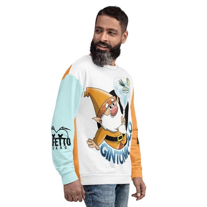 Felpa unisex Uomo/Donna GINTONICOLO - Gufetto Brand 