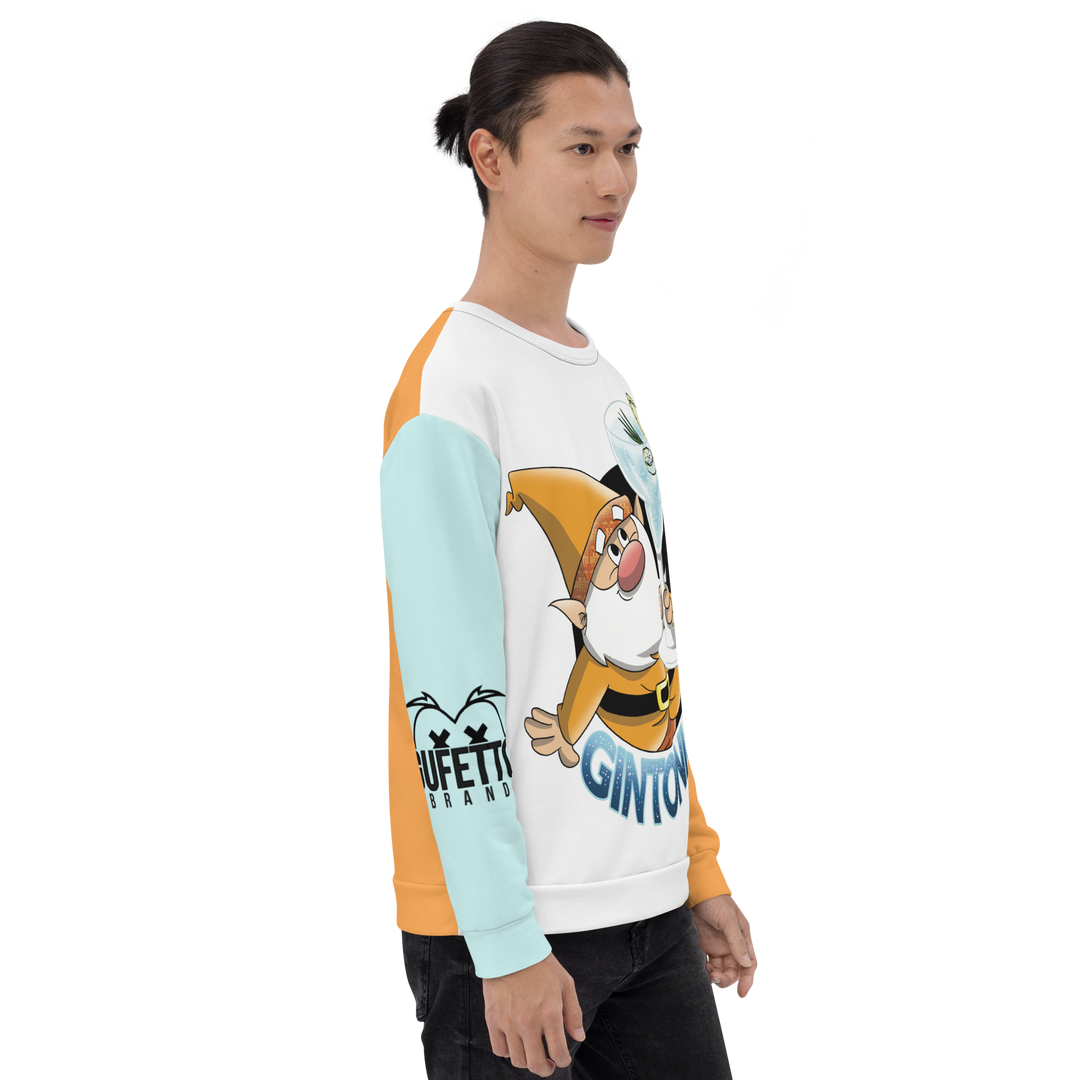 Felpa unisex Uomo/Donna GINTONICOLO - Gufetto Brand 